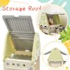 Kids Toy Storage Organizer with 14 Bins, Multi-functional Nursery Organizer Kids Furniture Set Toy Storage Cabinet Unit with HDPE Shelf and Bins for P