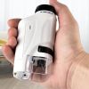 Pocket Microscope For Kids, Portable Handheld Mini Microscope Toy, Kids Microscope With LED Light 60X-120X Explore The Wonders Of Nature With This Por