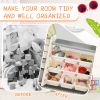 Kids Toy Storage Organizer with 14 Bins, Multi-functional Nursery Organizer Kids Furniture Set Toy Storage Cabinet Unit with HDPE Shelf and Bins for P